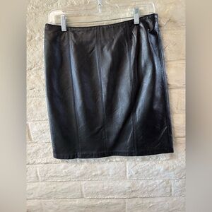 Georgiou Studio Vintage Leather Skirt-Size 6